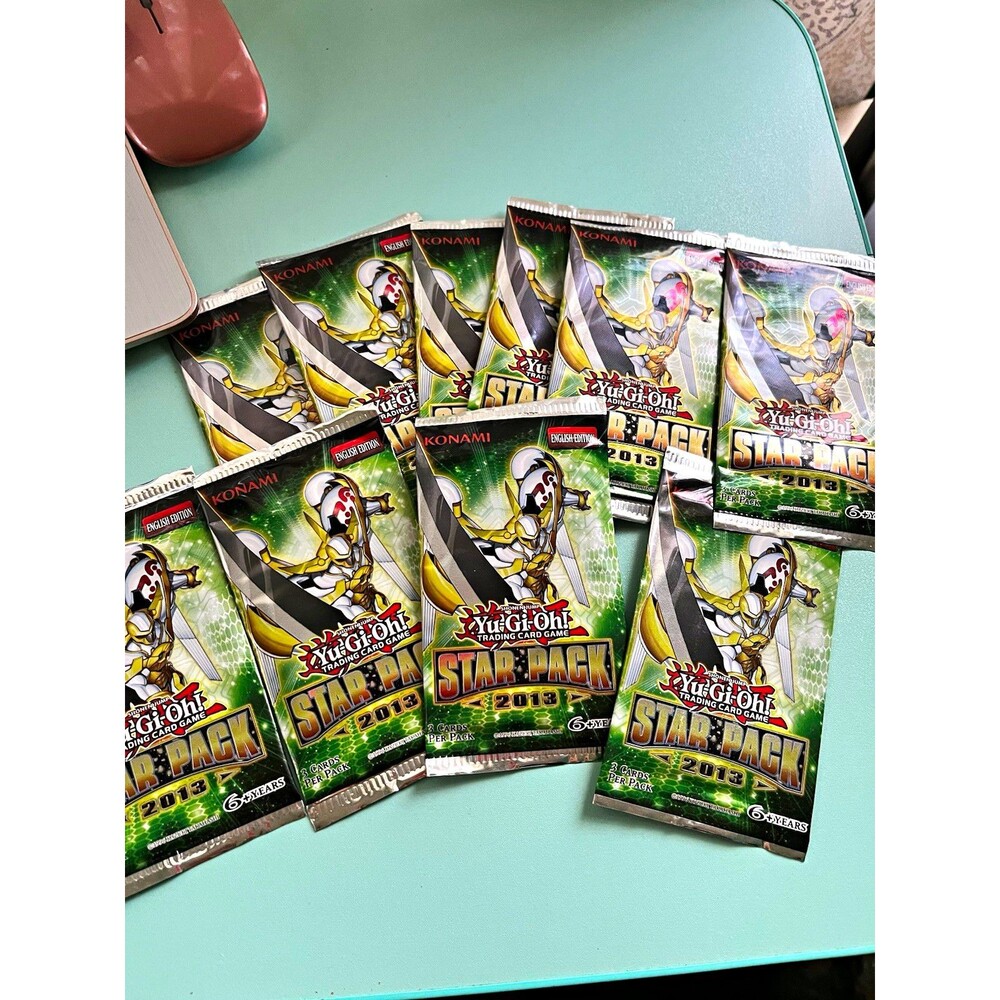 Konami Yu-Gi-Oh! TCG Star Pack 2013 English Booster Packs Lot of 10
